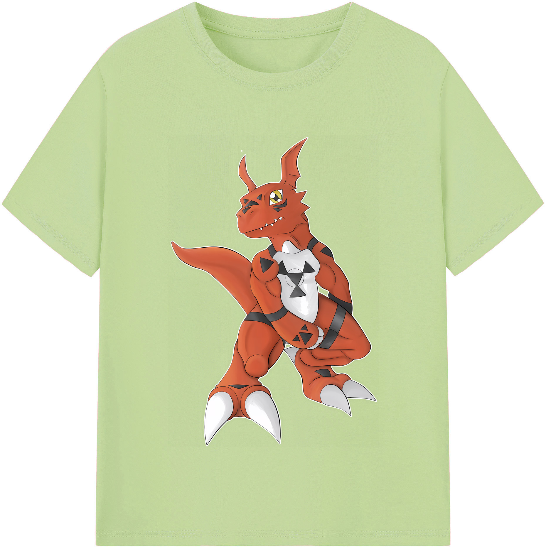 （画像用） Digimon デジタルモンスター/デジモン 綿100％半袖Tシャツ（フロントプリント）
